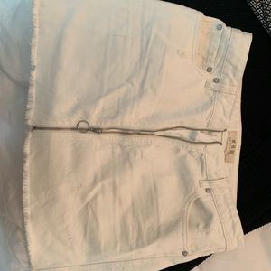 Free people white skirt